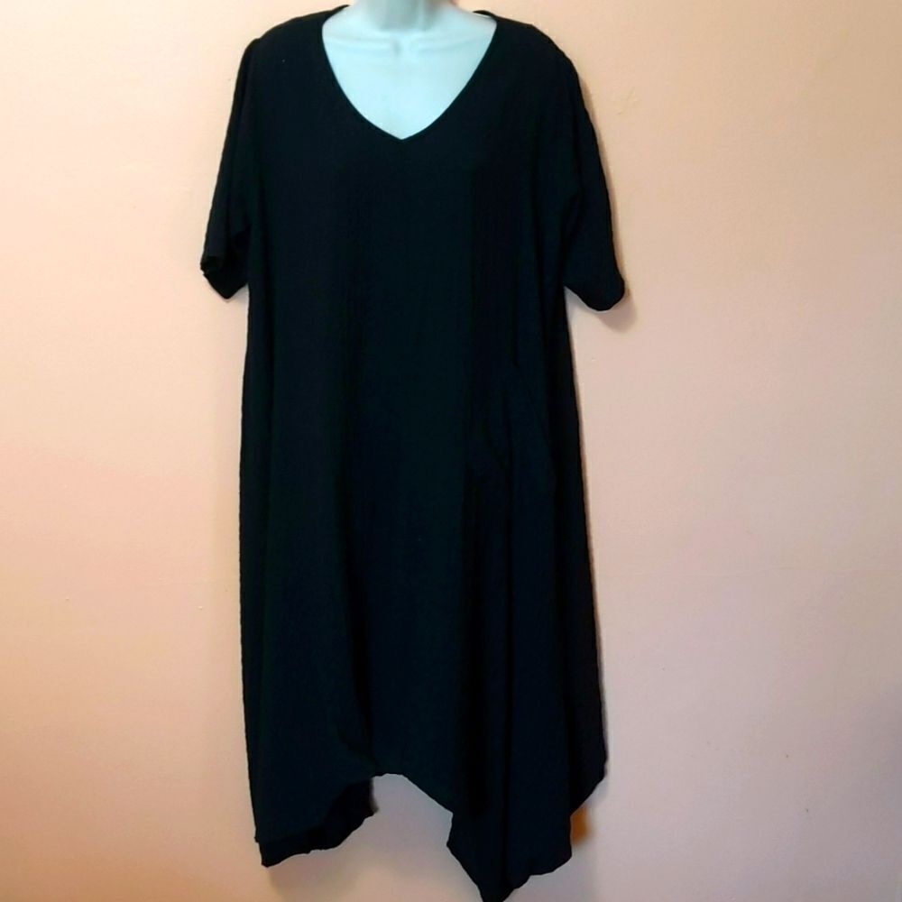 Gershon Bram Oversized Lagenlook Balloon Dress